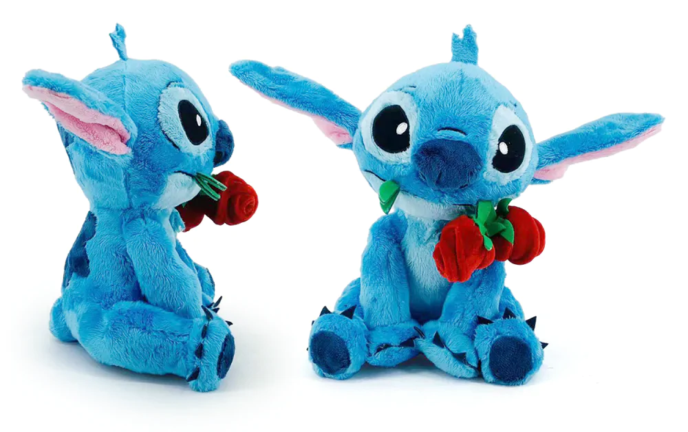 Stitch s plišasto vrtnico 25 cm fotografija izdelka