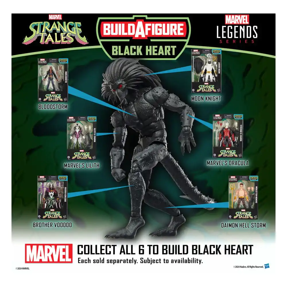 Strange Tales Marvel Legends Akcijska Figura Brother Voodoo (BAF: Blackheart) 15 cm fotografija izdelka