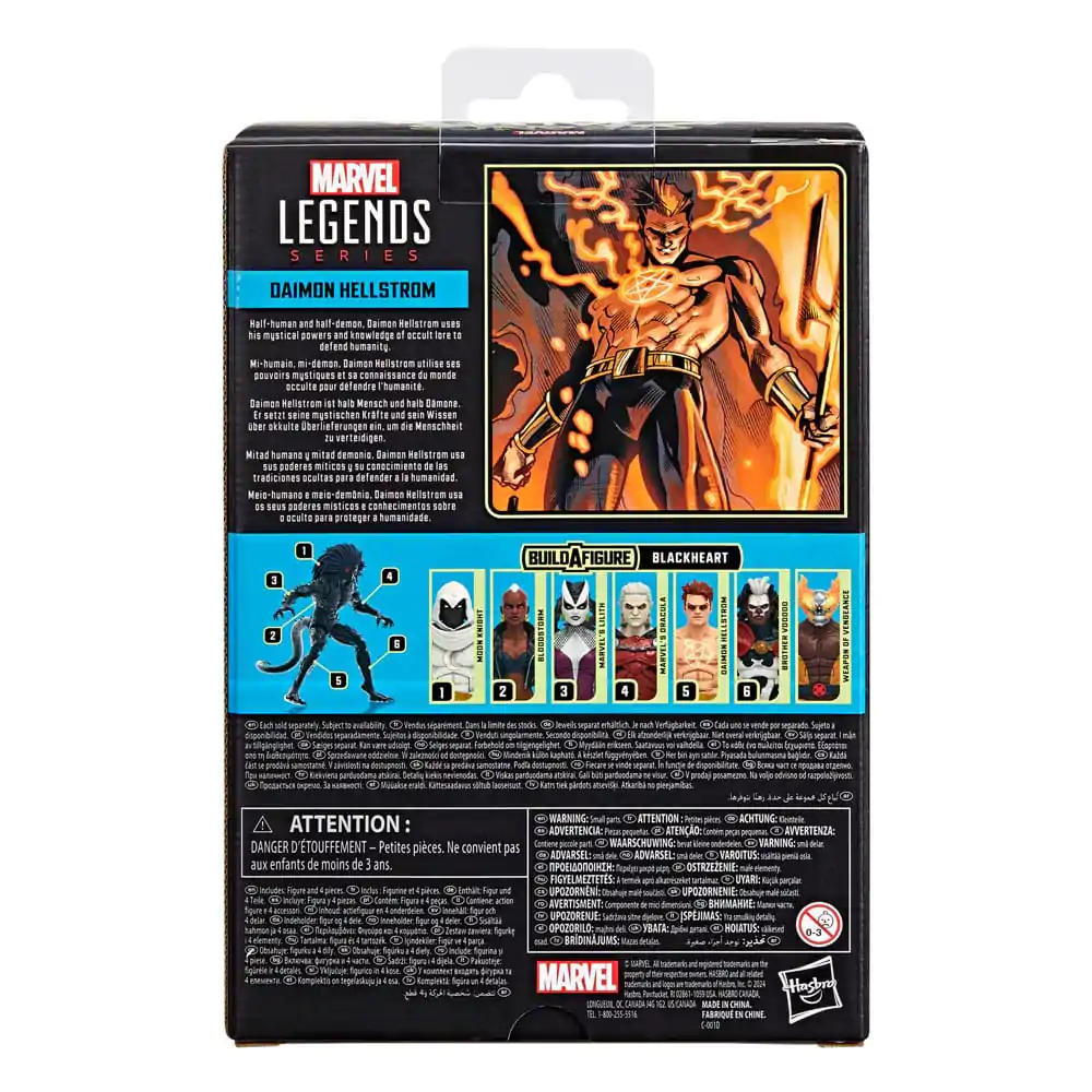 Strange Tales Marvel Legends Akcijska Figura Daimon Hellstrom (BAF: Blackheart) 15 cm fotografija izdelka