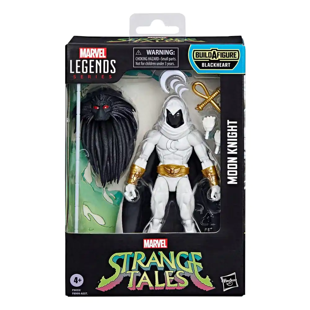 Strange Tales Marvel Legends Akcijska Figura Moon Knight (BAF: Blackheart) 15 cm fotografija izdelka