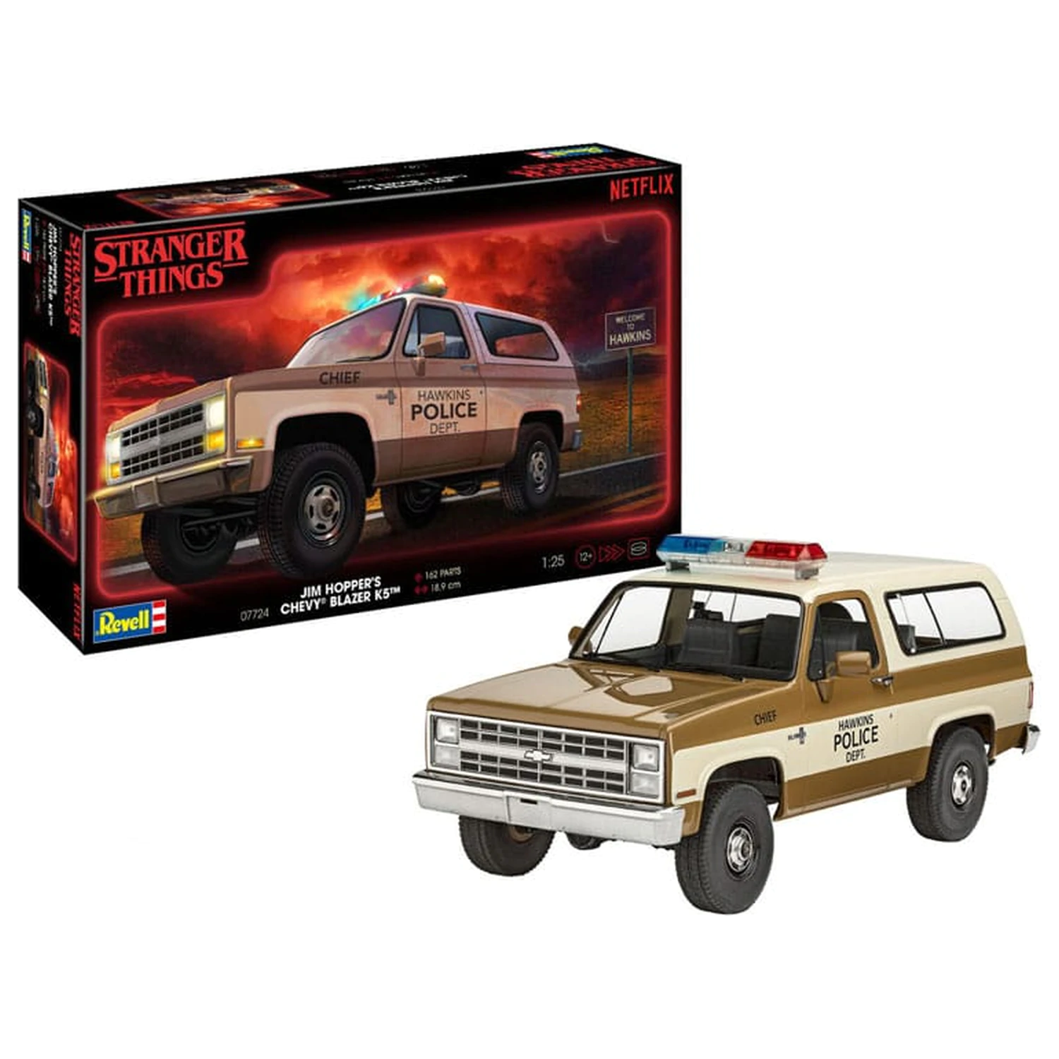 Stranger Things Model Kit 1/25 1985 Chevrolet K5 Blazer 19 cm fotografija izdelka
