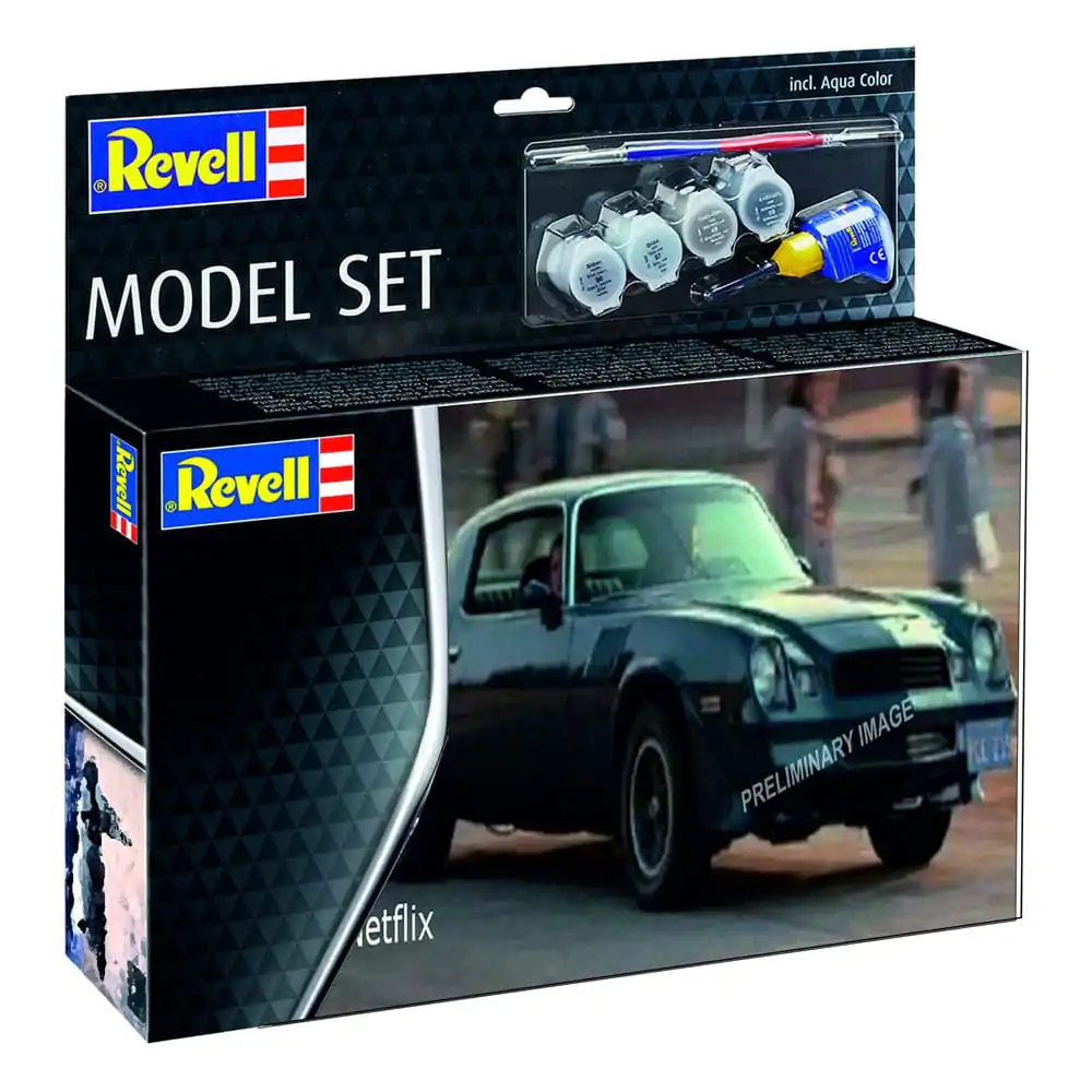 Stranger Things komplet modela merilo 1/25 Chevy Camaro Z/28 19 cm fotografija izdelka