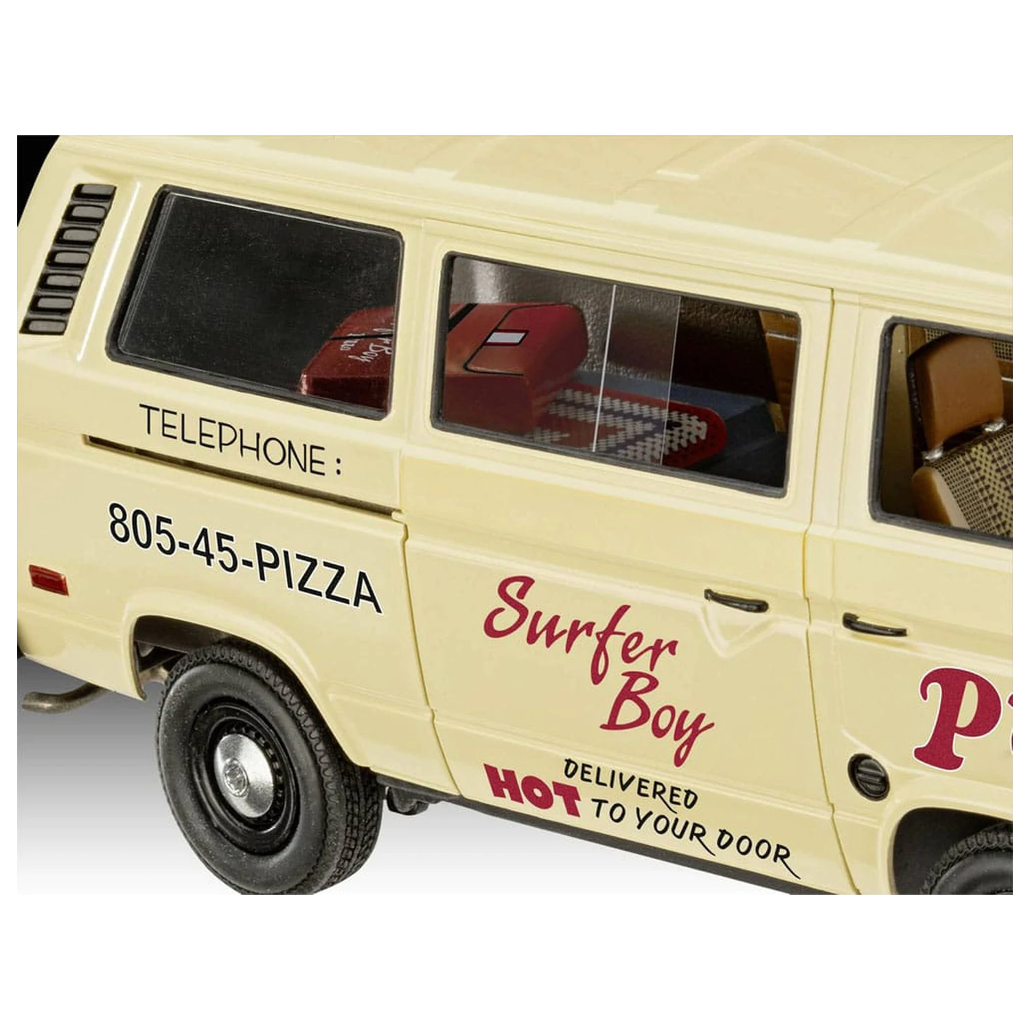 Stranger Things Komplet modela 1/25 VW T3 Bus Surfer Boy 19 cm fotografija izdelka