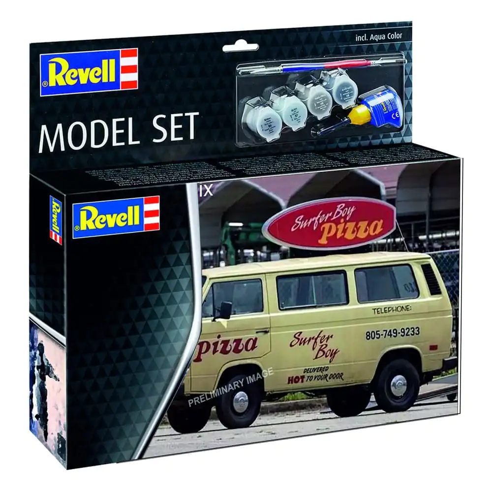 Stranger Things Model Kit Set 1/25 VW T3 Bus Surfer Boy 19 cm Komplet modela 1/25 VW T3 Bus Surfer Boy 19 cm fotografija izdelka