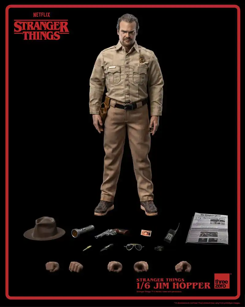 Stranger Things akcijska figura 1/6 Jim Hopper (Season 1) 32 cm fotografija izdelka