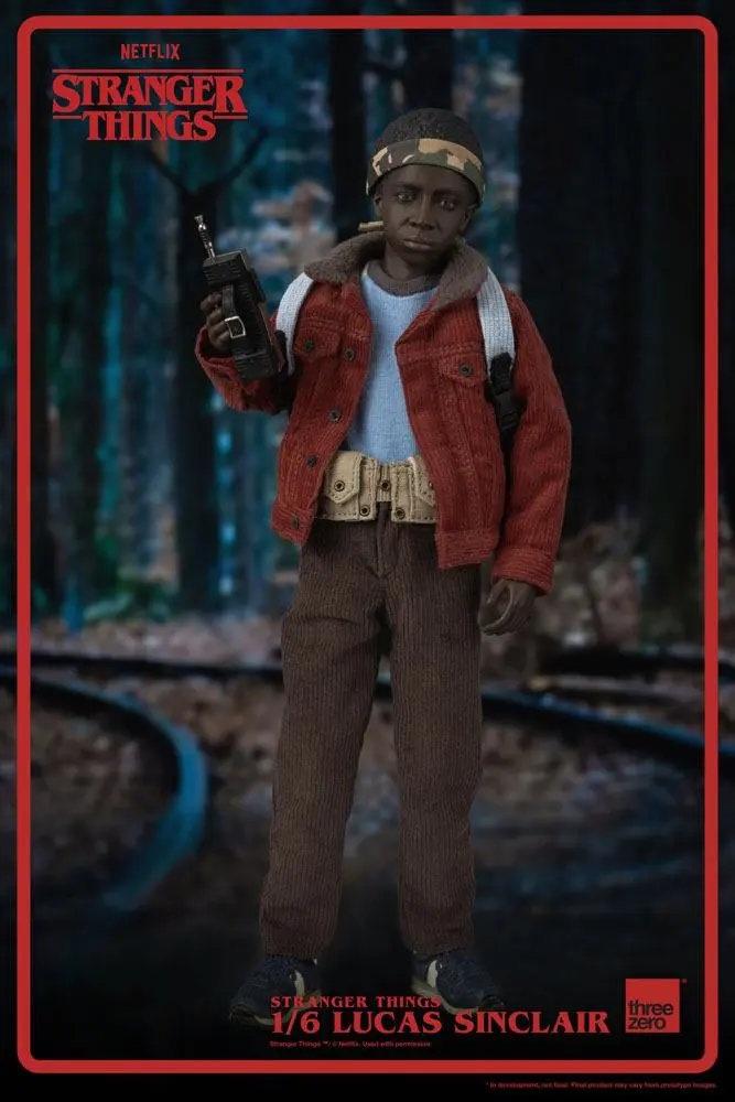 Stranger Things akcijska figura 1/6 Lucas Sinclair 23 cm fotografija izdelka