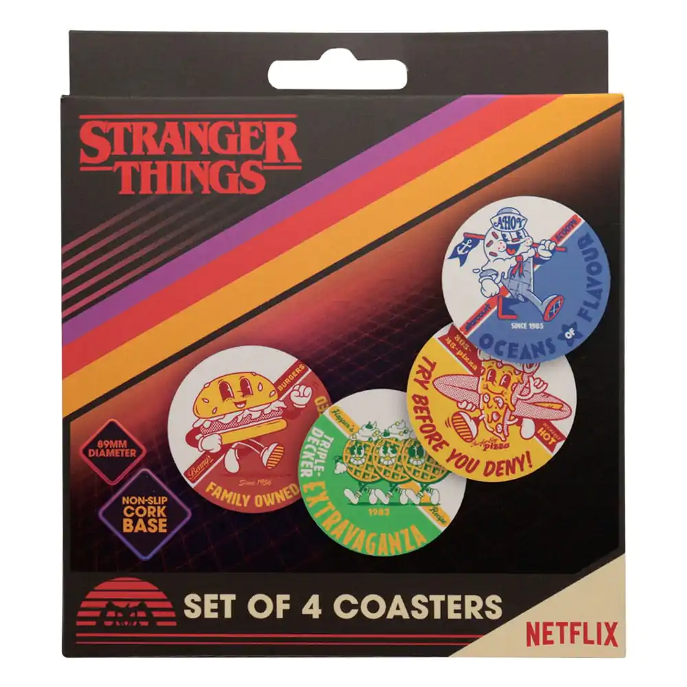 Stranger Things Podstavki 4-Pack fotografija izdelka