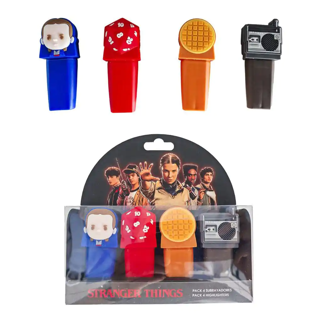 Stranger Things komplet 4 označevalnikov fotografija izdelka