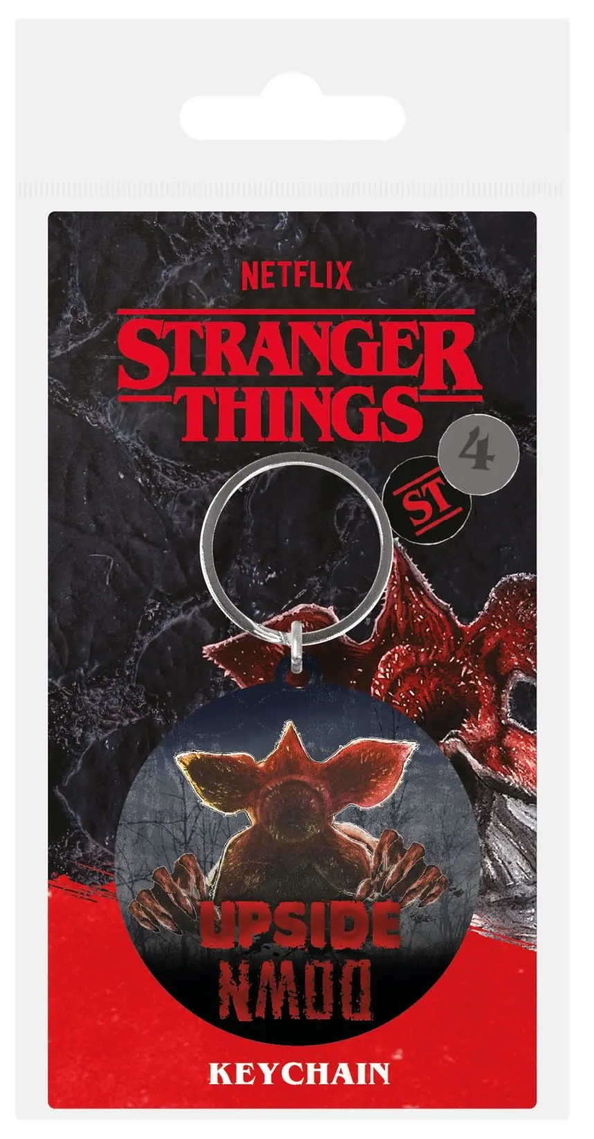 Stranger Things 4 Gumijast Keychain Demogorgon 6 cm fotografija izdelka