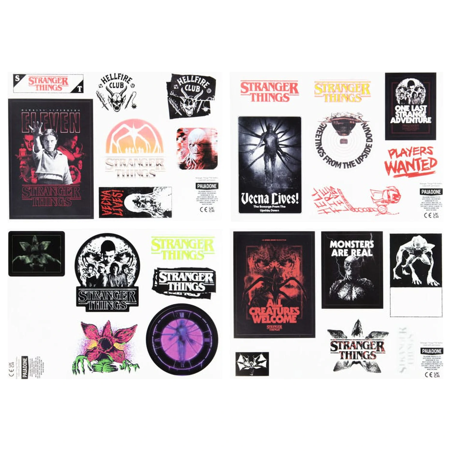 Stranger Things 5 Gadget Nalepke Svetijo v temi fotografija izdelka