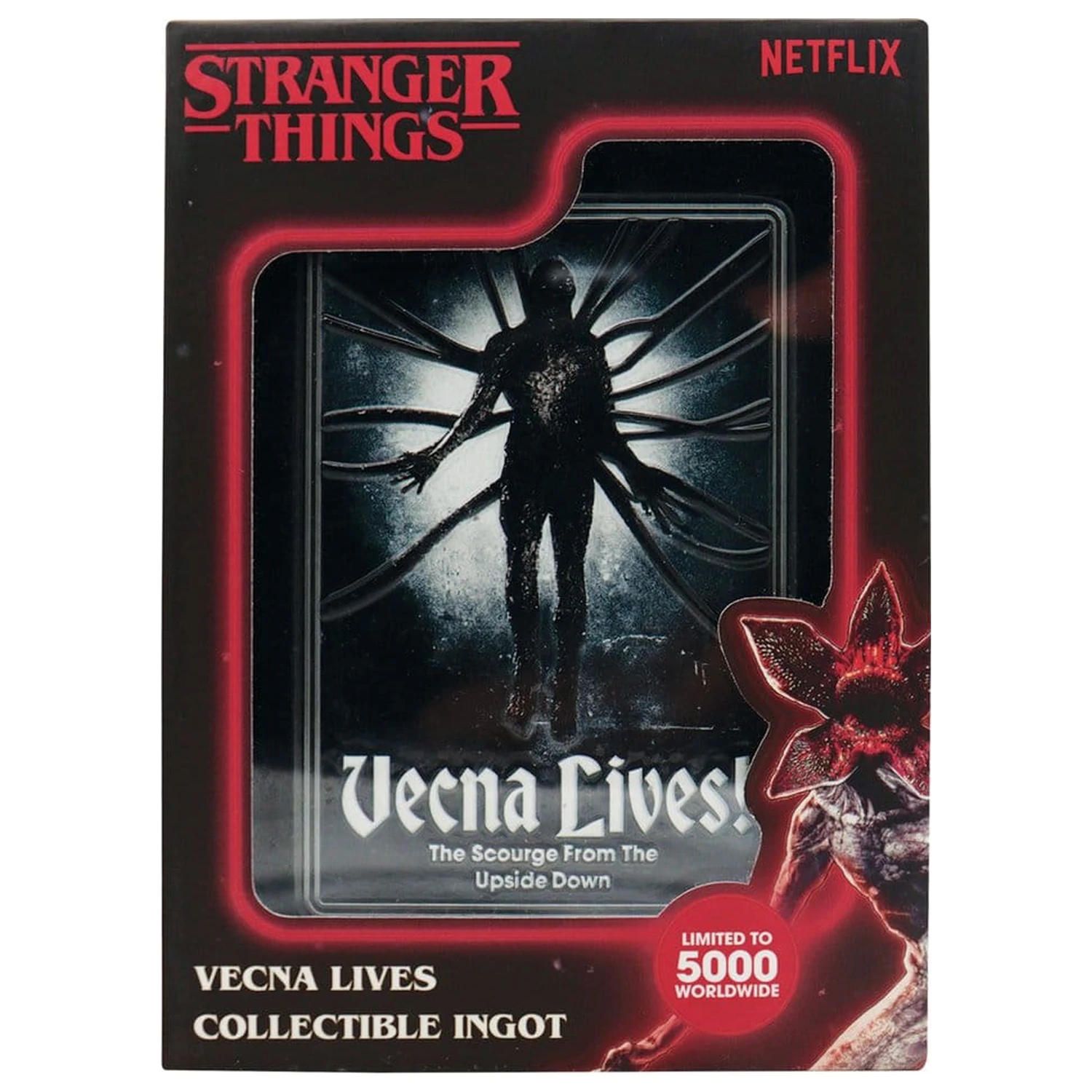 Stranger Things 5 Ingot Vecna Lives Omejena izdaja fotografija izdelka
