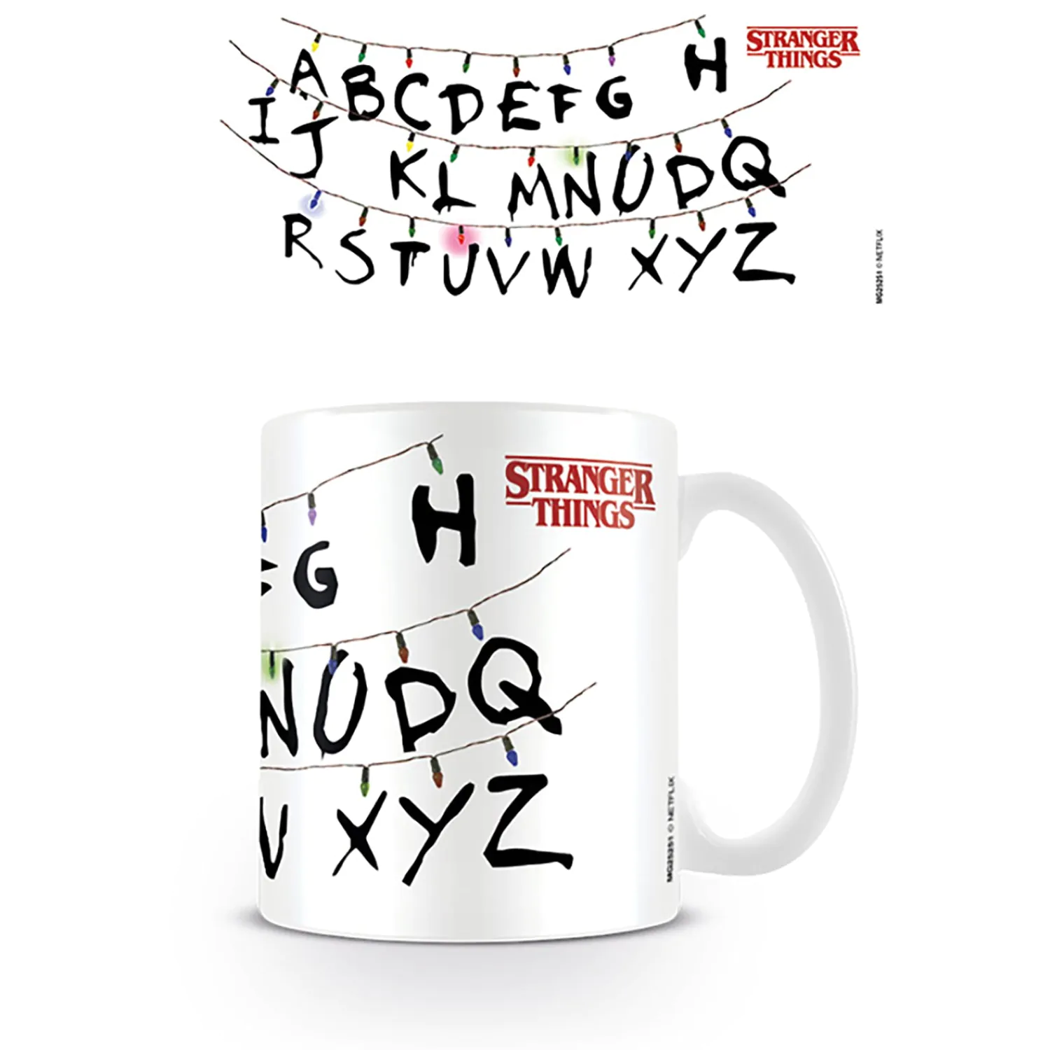 Stranger Things skodelice z lučkami fotografija izdelka
