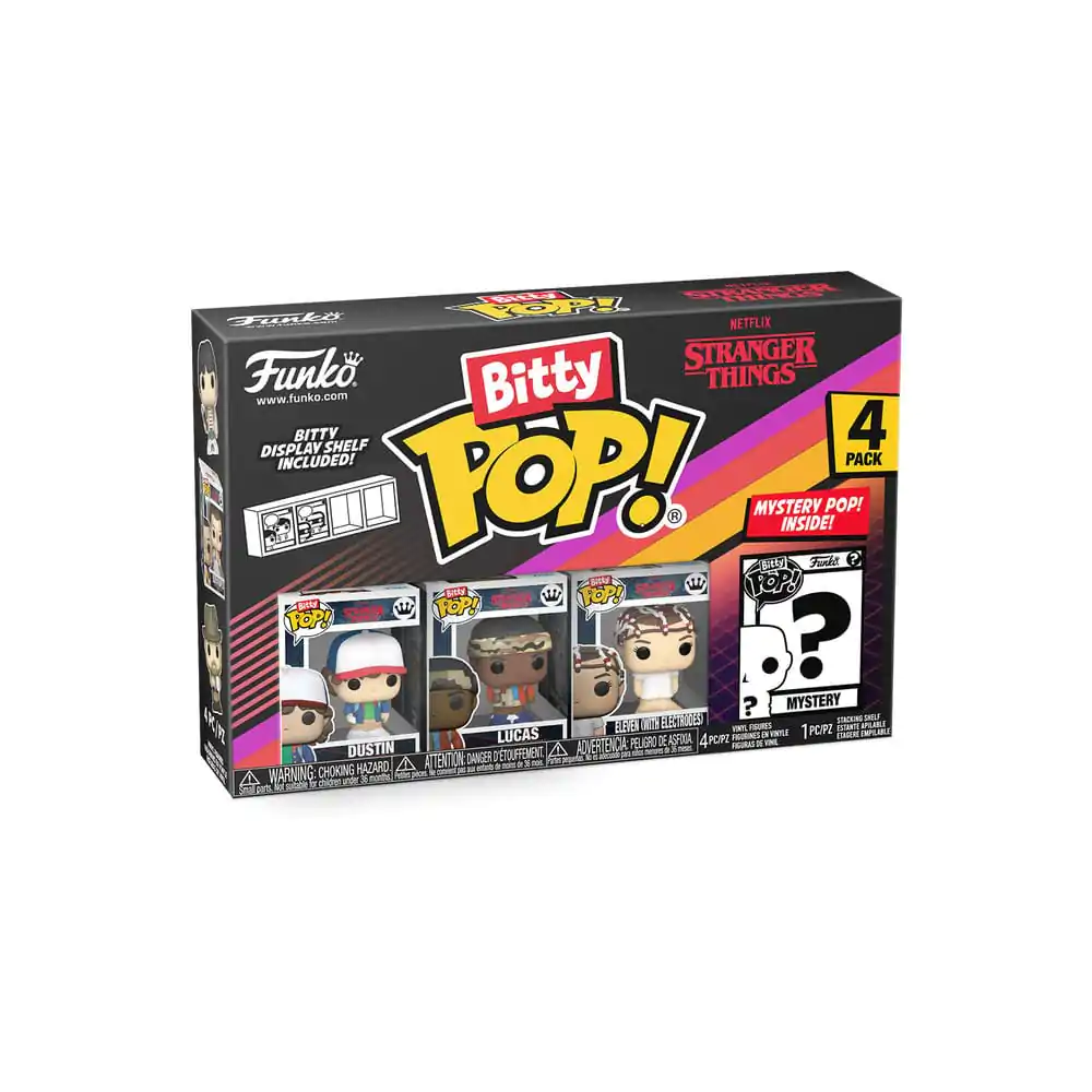 Stranger Things Bitty Funko POP! Vinilna figura 4-Pack Dustin 2,5 cm fotografija izdelka