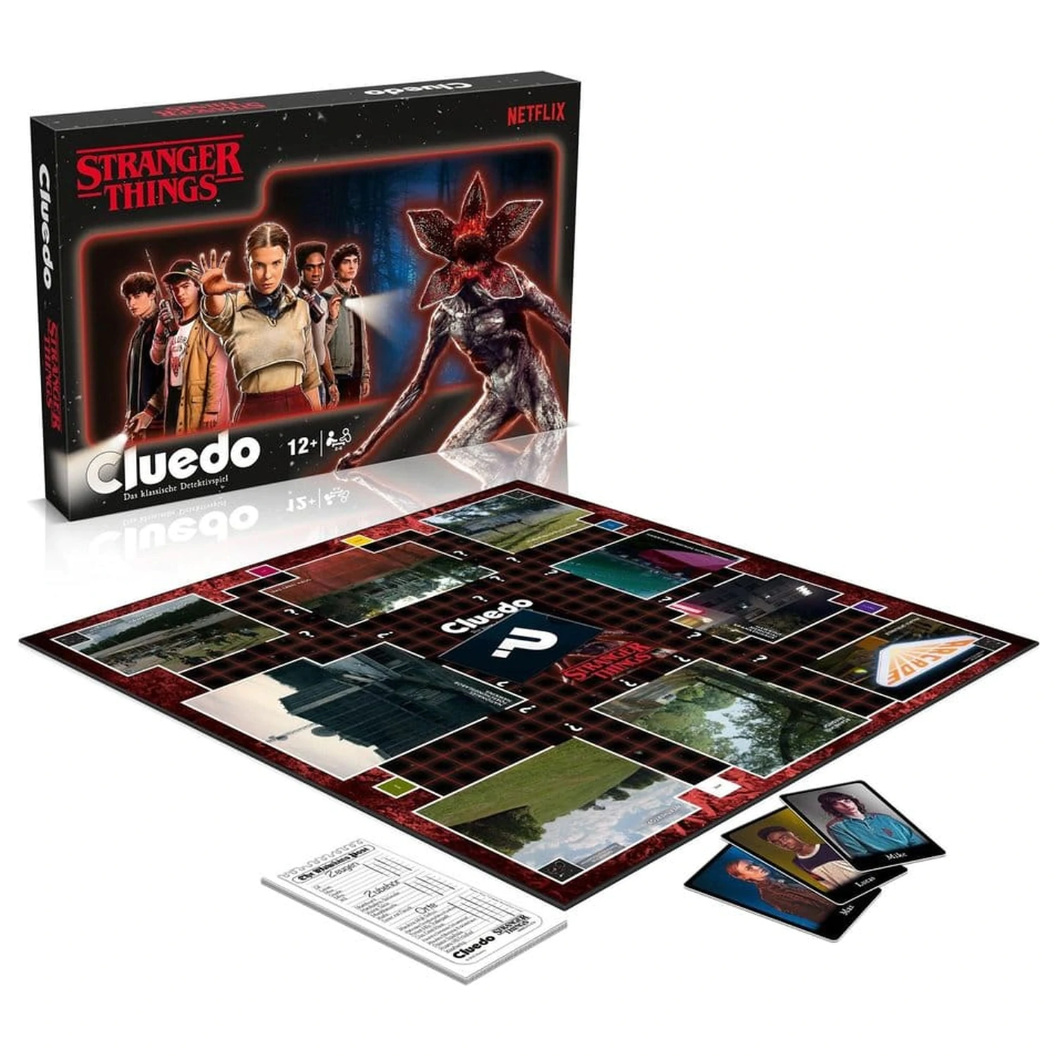 Stranger Things Board Game Clue *German Version* - družabna igra Clue nemška različica fotografija izdelka
