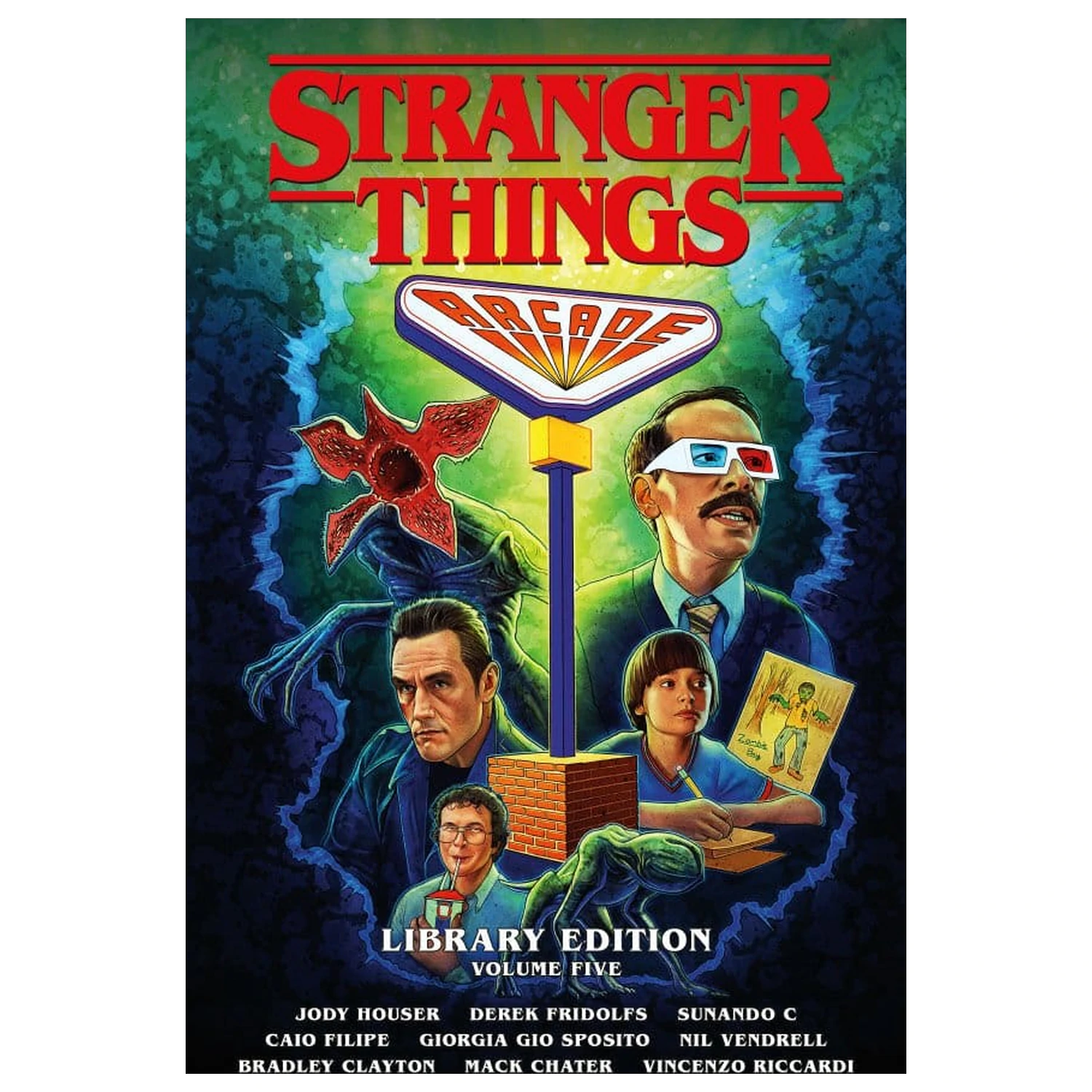 Stranger Things Stripovska knjižnična izdaja Zvezek 5 Trda vezava *Angleška različica* fotografija izdelka