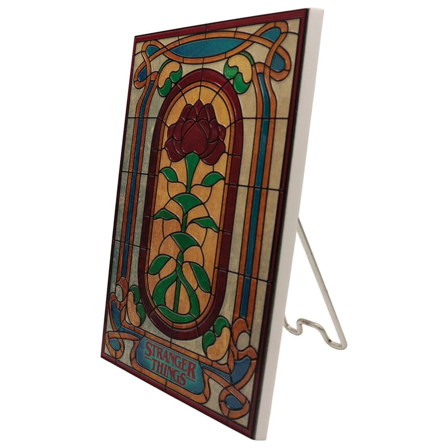 Stranger Things Smola Plošča Creel House Vitražno okno fotografija izdelka