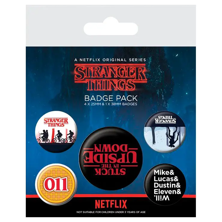 Stranger Things gumbi s priponkami 5-Pack Upside Down fotografija izdelka