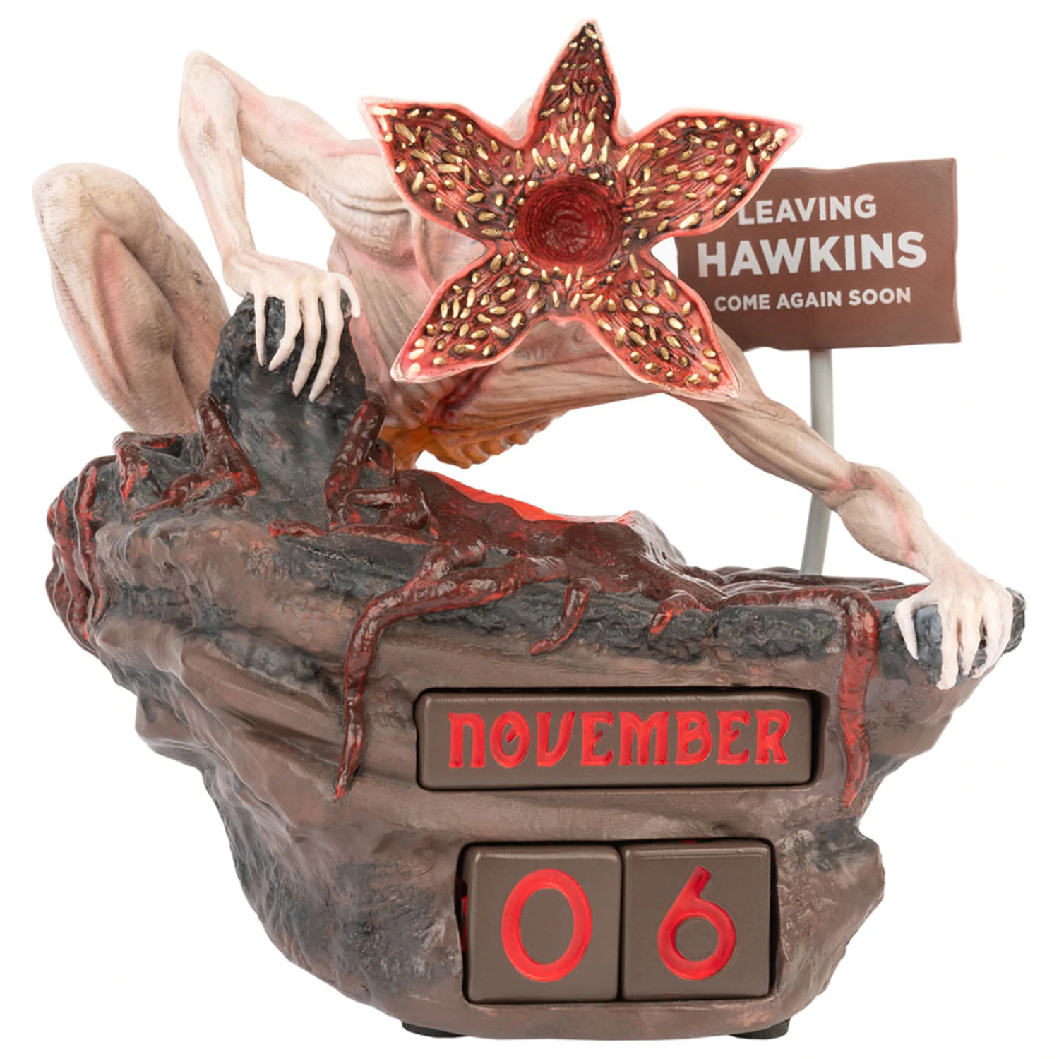 Stranger Things Demogorgon 3D perpetual koledar fotografija izdelka