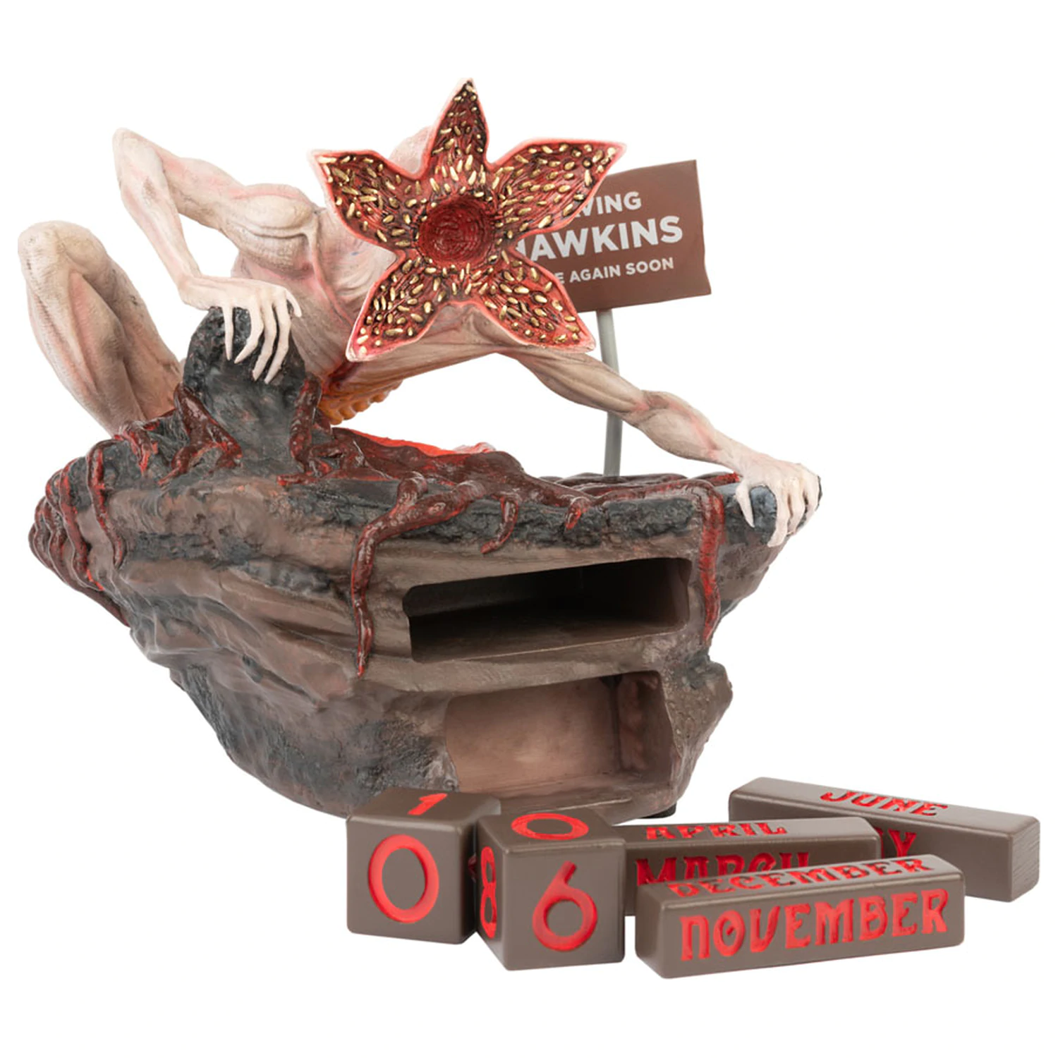 Stranger Things Demogorgon 3D perpetual koledar fotografija izdelka