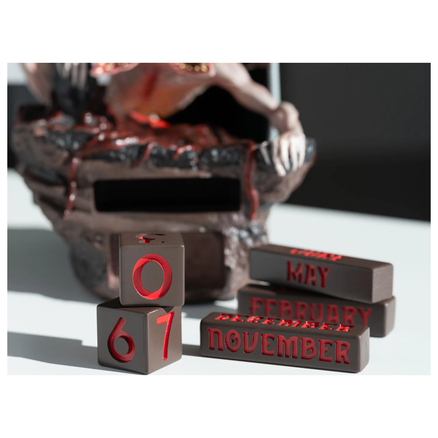 Stranger Things Demogorgon 3D perpetual koledar fotografija izdelka