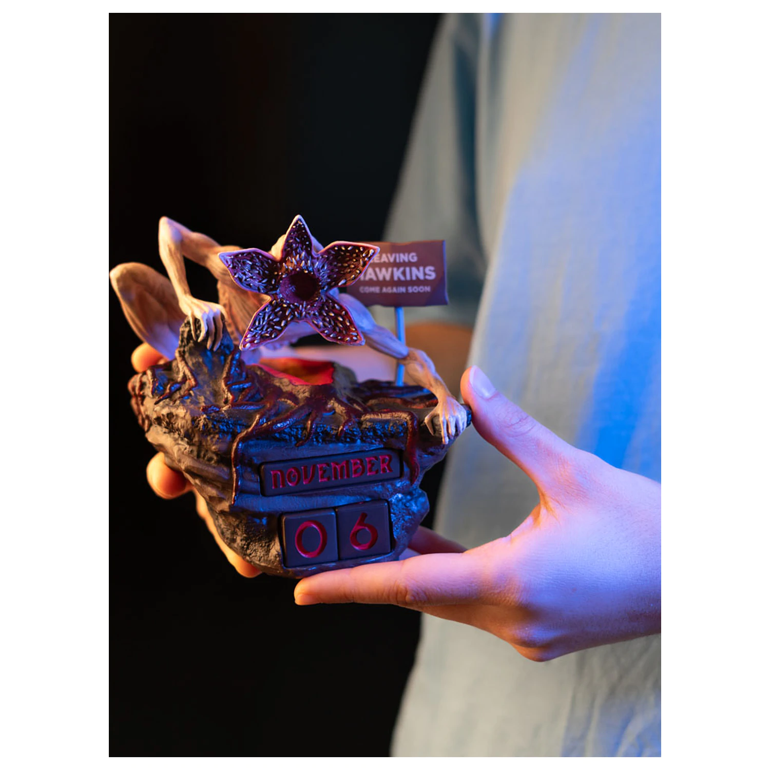 Stranger Things Demogorgon 3D perpetual koledar fotografija izdelka