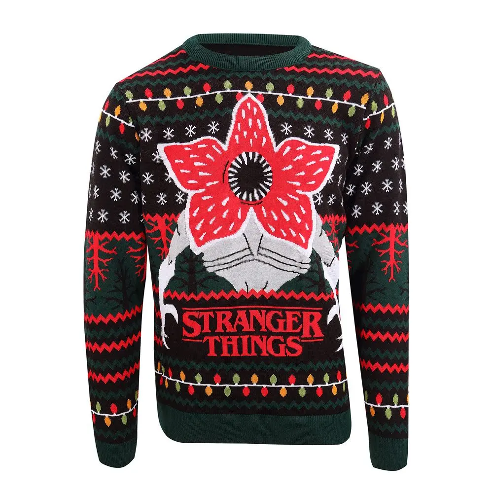 Stranger Things Demogorgon Božični pulover fotografija izdelka