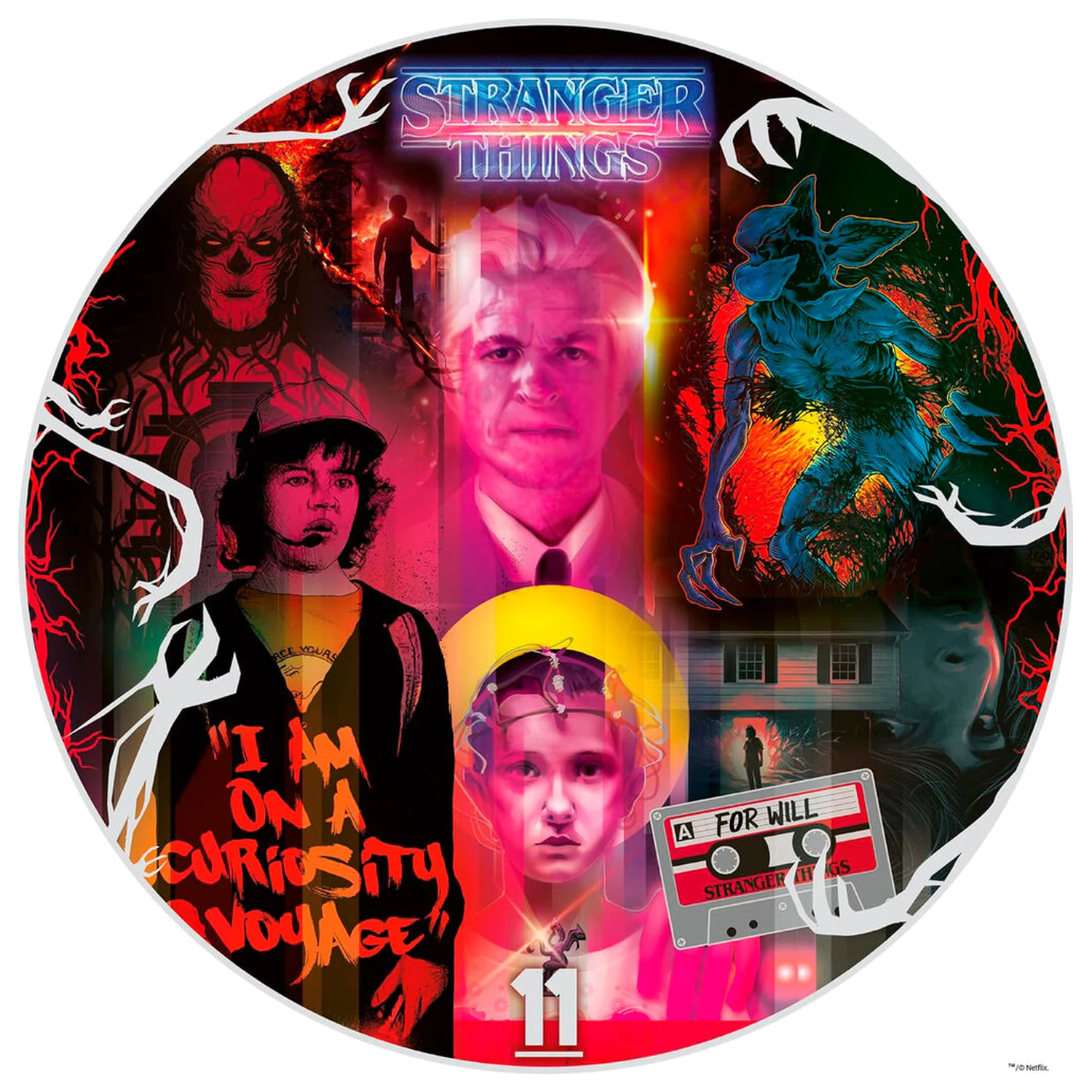 Stranger Things okrogla sestavljanka Friends Don't Lie (500 kosov) fotografija izdelka