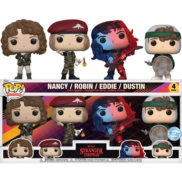 Stranger Things Funko POP! TV Vinil Figurice - paket 4 S4 (EMEA) 9 cm fotografija izdelka