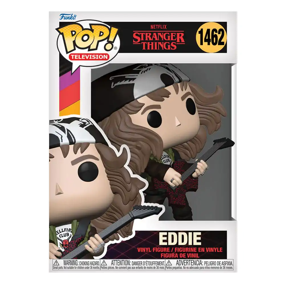 Stranger Things POP! TV Vinilna Figura Lovec Eddie s kitaro 9 cm fotografija izdelka