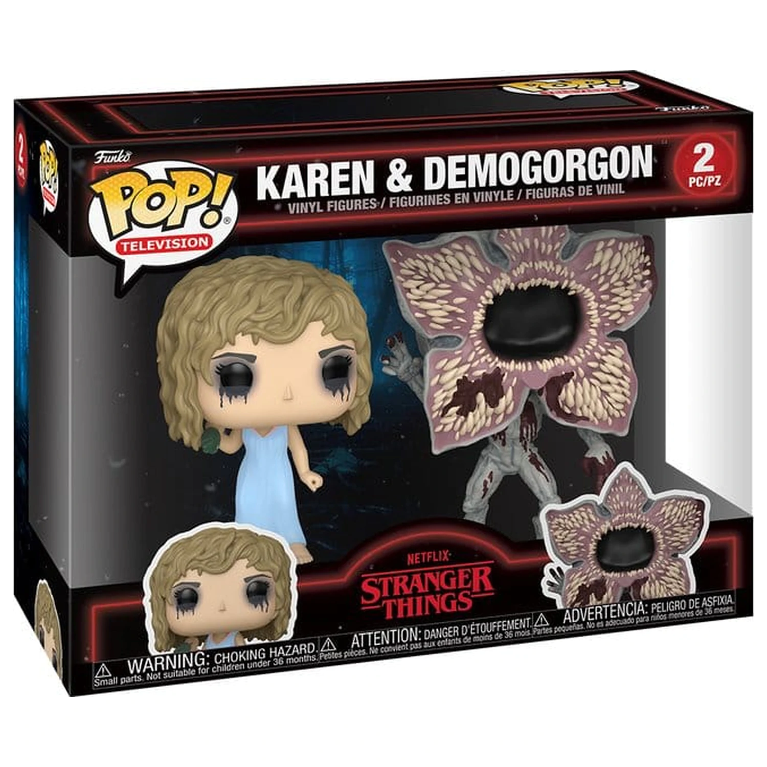 Stranger Things Funko POP! Vinilne figure 2-paket Karen & Demogorgon fotografija izdelka