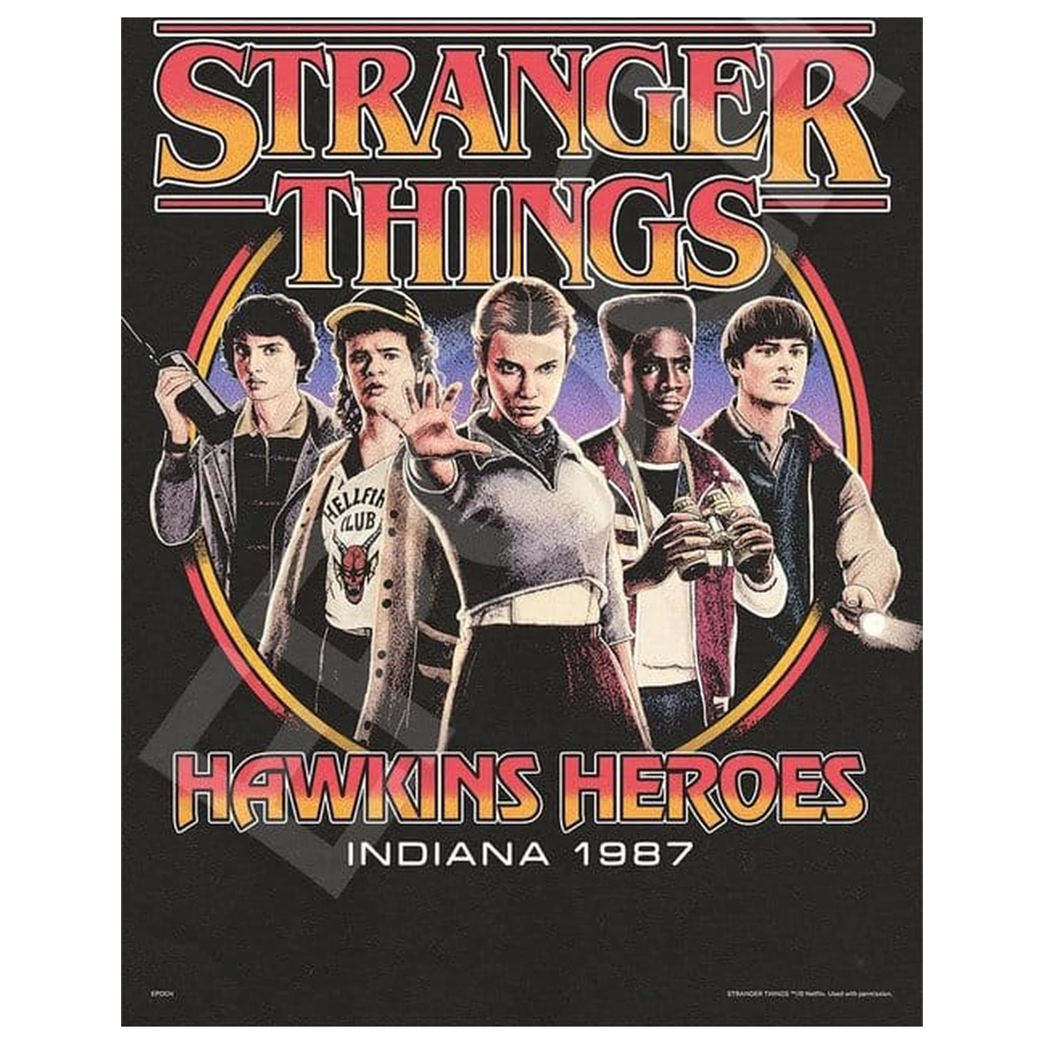 Stranger Things sestavljanka 1000 kosov Hawkins Heroes fotografija izdelka