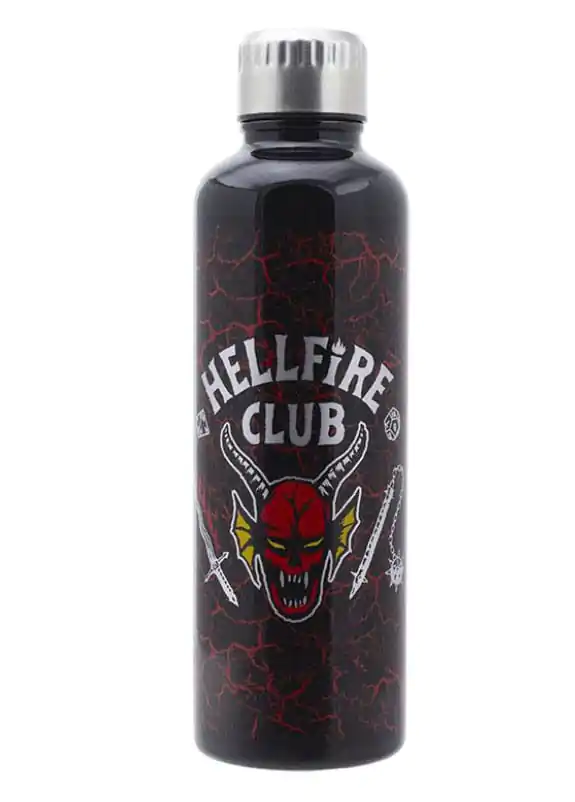Stranger Things: Hellfire Club kovinska steklenica za vodo fotografija izdelka