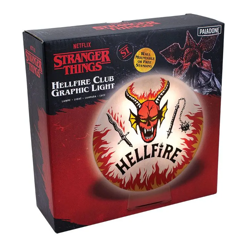 Stranger Things svetilka Hellfire Club Logo 20 cm fotografija izdelka