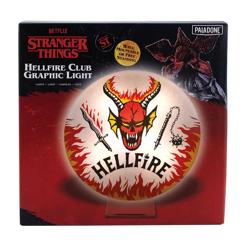 Stranger Things svetilka Hellfire Club Logo 20 cm fotografija izdelka