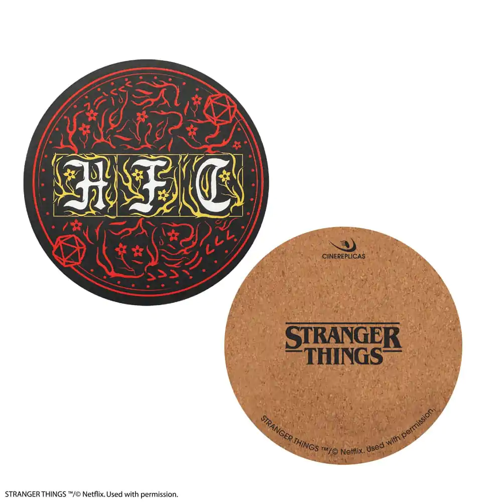 Stranger Things Podstavki 4-Pack Hellfire Club fotografija izdelka