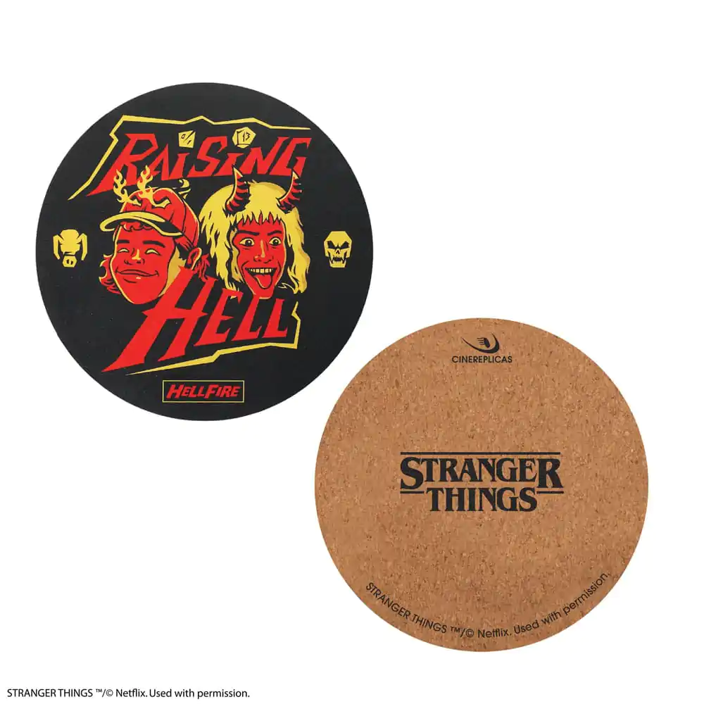 Stranger Things Podstavki 4-Pack Hellfire Club fotografija izdelka