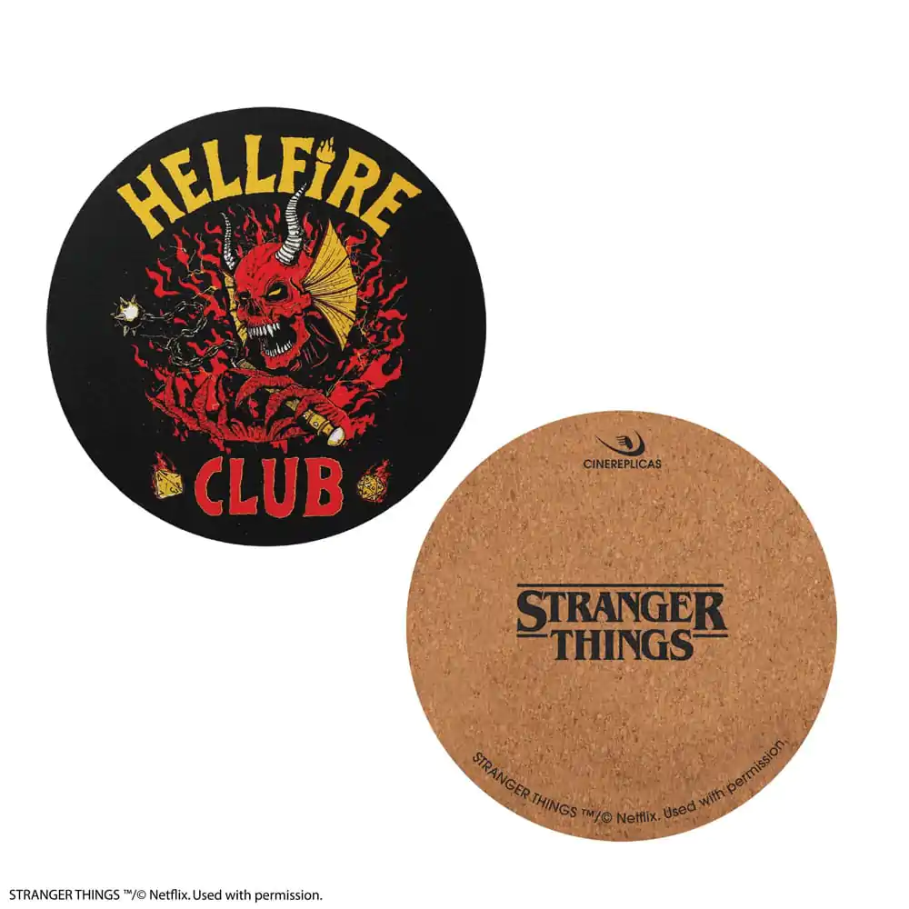 Stranger Things Podstavki 4-Pack Hellfire Club fotografija izdelka