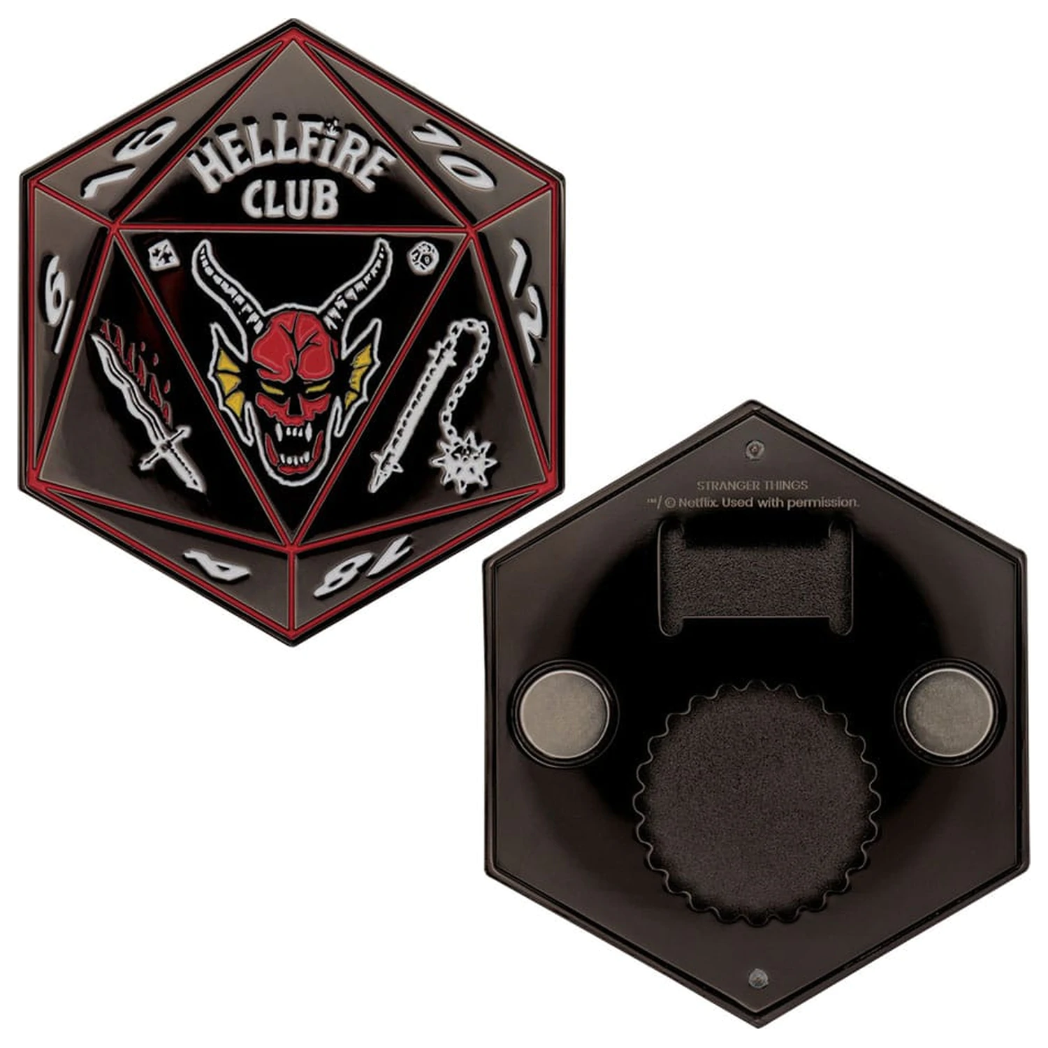 Stranger Things odpirač za steklenice Hellfire Club fotografija izdelka