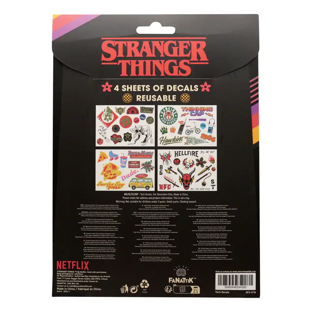 Stranger Things paket nalepk za tehnologijo fotografija izdelka