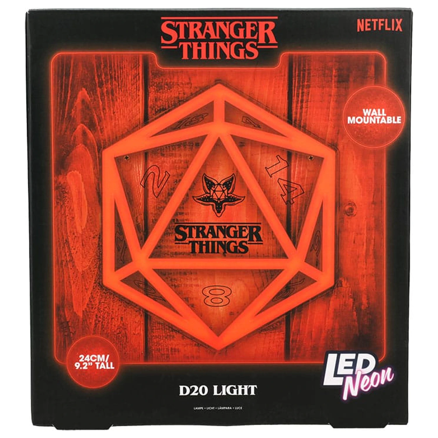 Stranger Things 5 LED stenska svetilka Neon fotografija izdelka