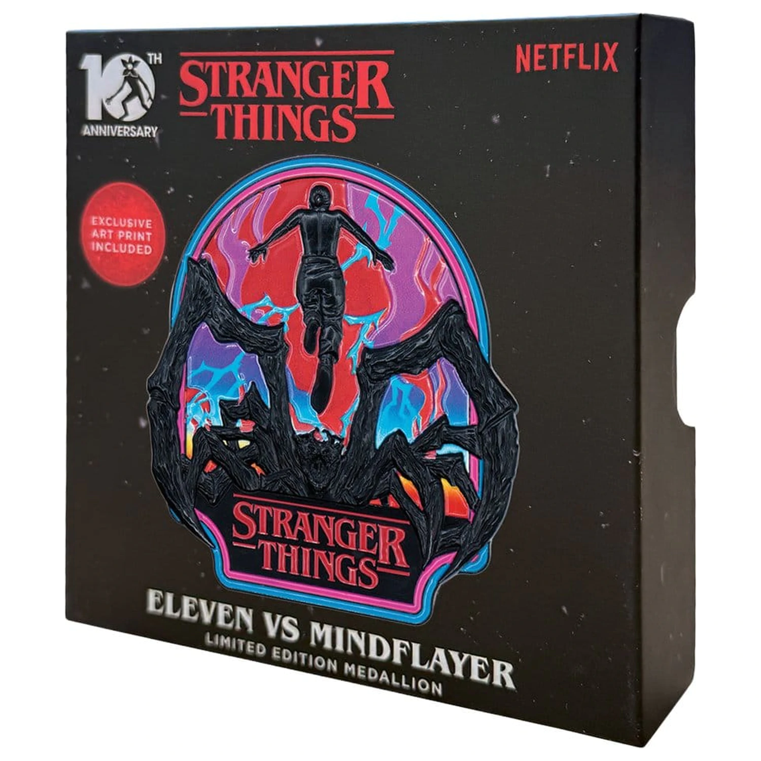 Stranger Things medaljon Eleven & Mind Flayer omejena izdaja fotografija izdelka