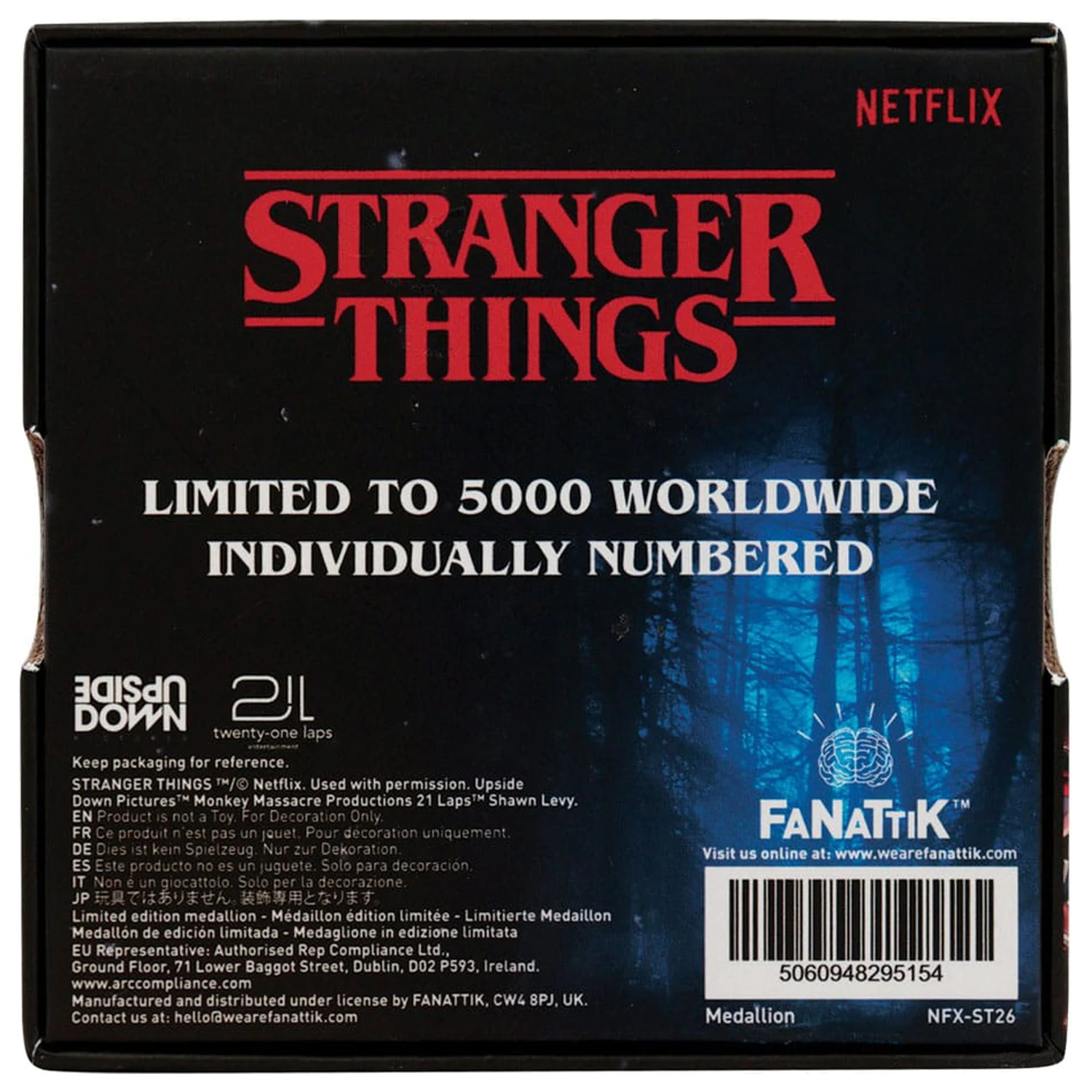 Stranger Things medaljon Hellfire Club Limited Edition fotografija izdelka