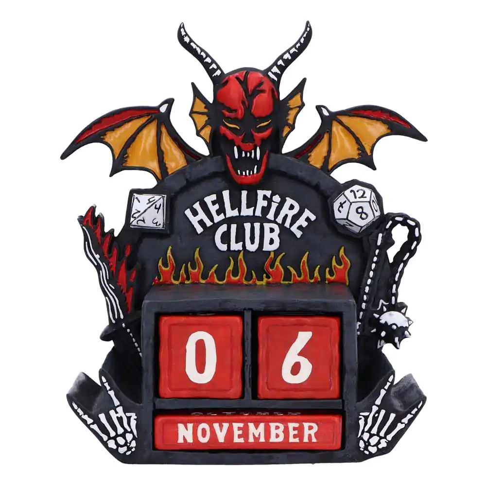 Stranger Things Perpetual Calendar Hellfire Club 15 cm fotografija izdelka