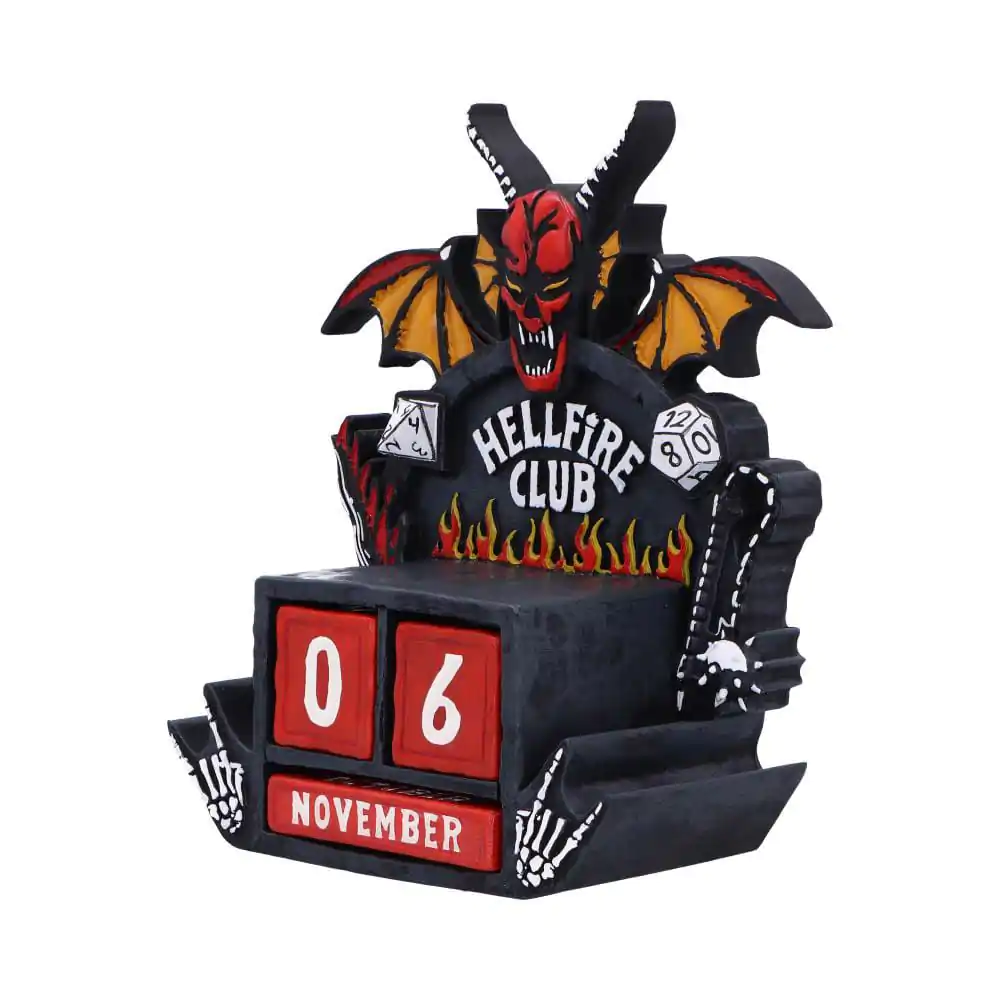 Stranger Things Perpetual Calendar Hellfire Club 15 cm fotografija izdelka