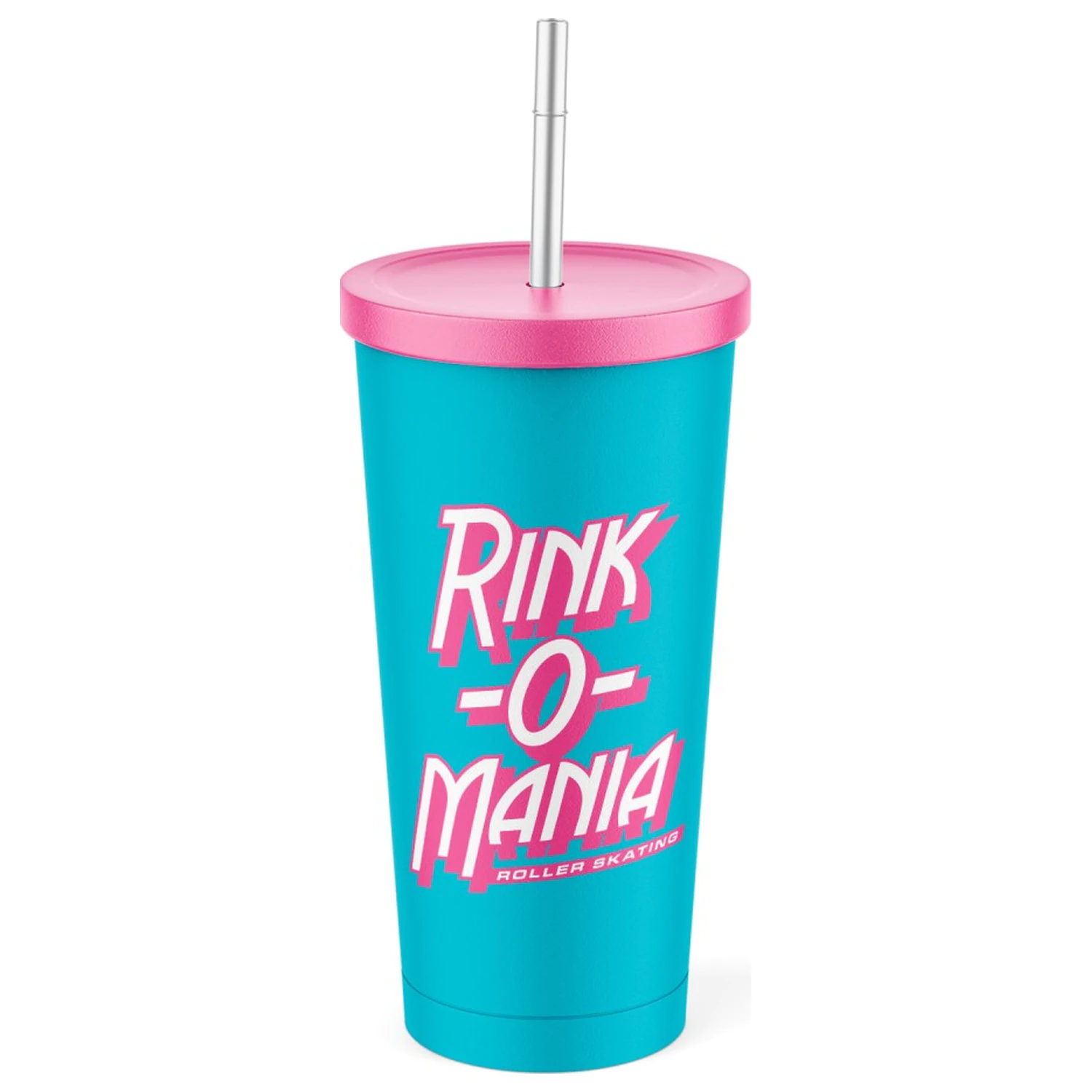 Stranger Things Rink-O-Mania slamnik s slamico 550ml fotografija izdelka