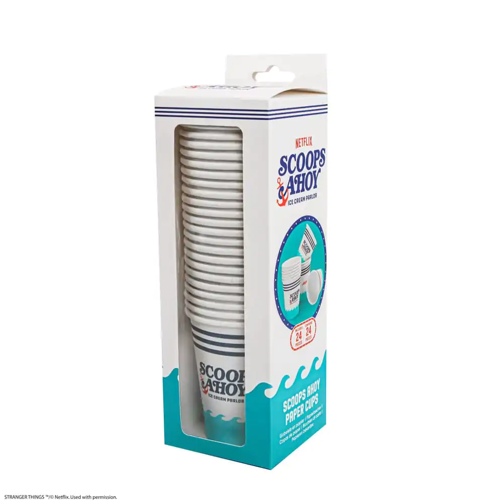 Stranger Things Set 24 papirnatih skodelic Scoops Ahoy fotografija izdelka