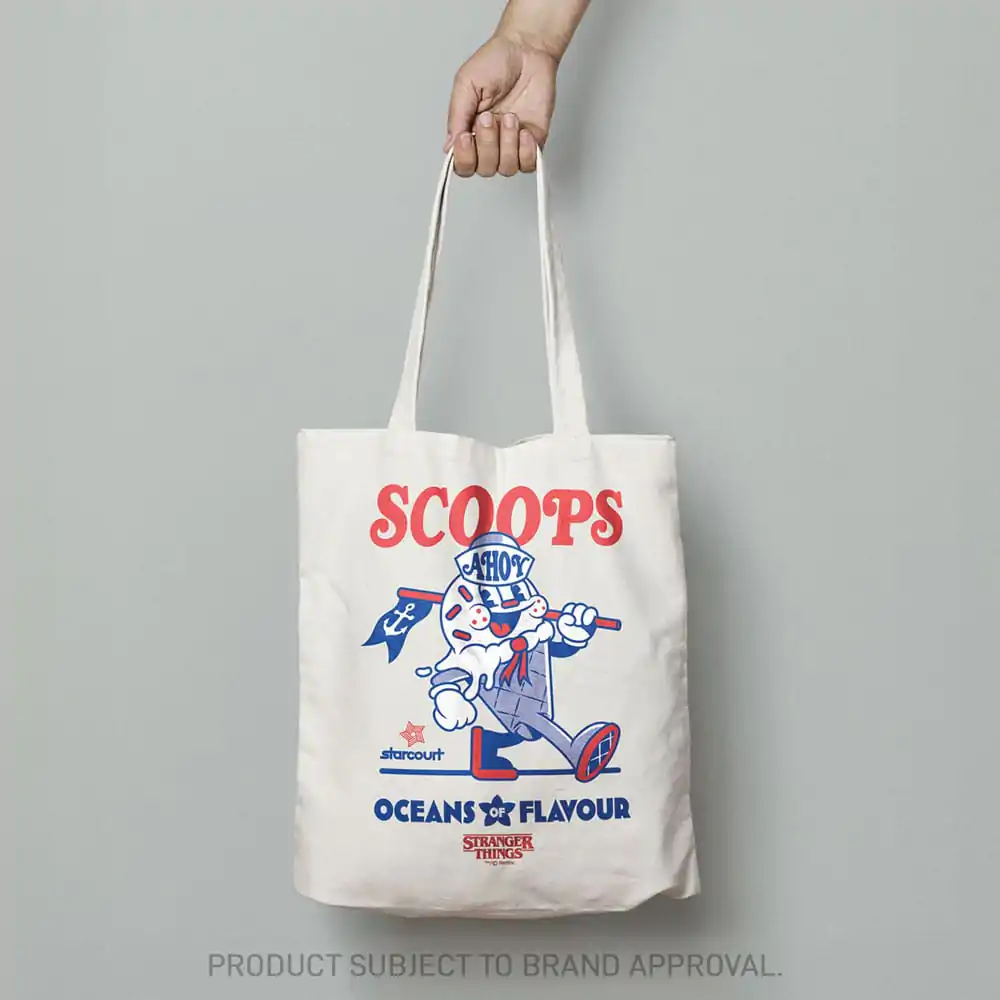 Stranger Things Tote Bag bombažna vrečka Scoops Ahoy fotografija izdelka