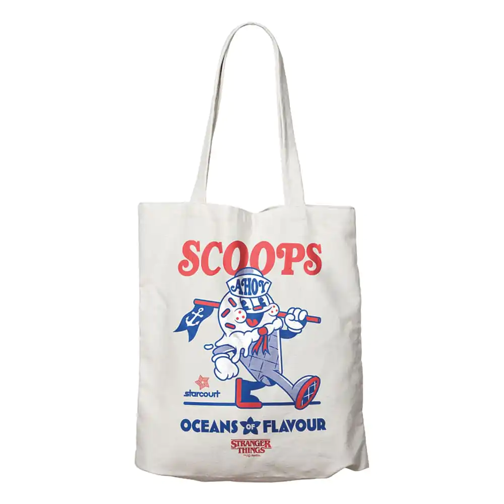 Stranger Things Tote Bag bombažna vrečka Scoops Ahoy fotografija izdelka