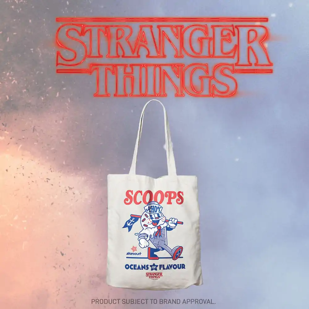 Stranger Things Tote Bag bombažna vrečka Scoops Ahoy fotografija izdelka
