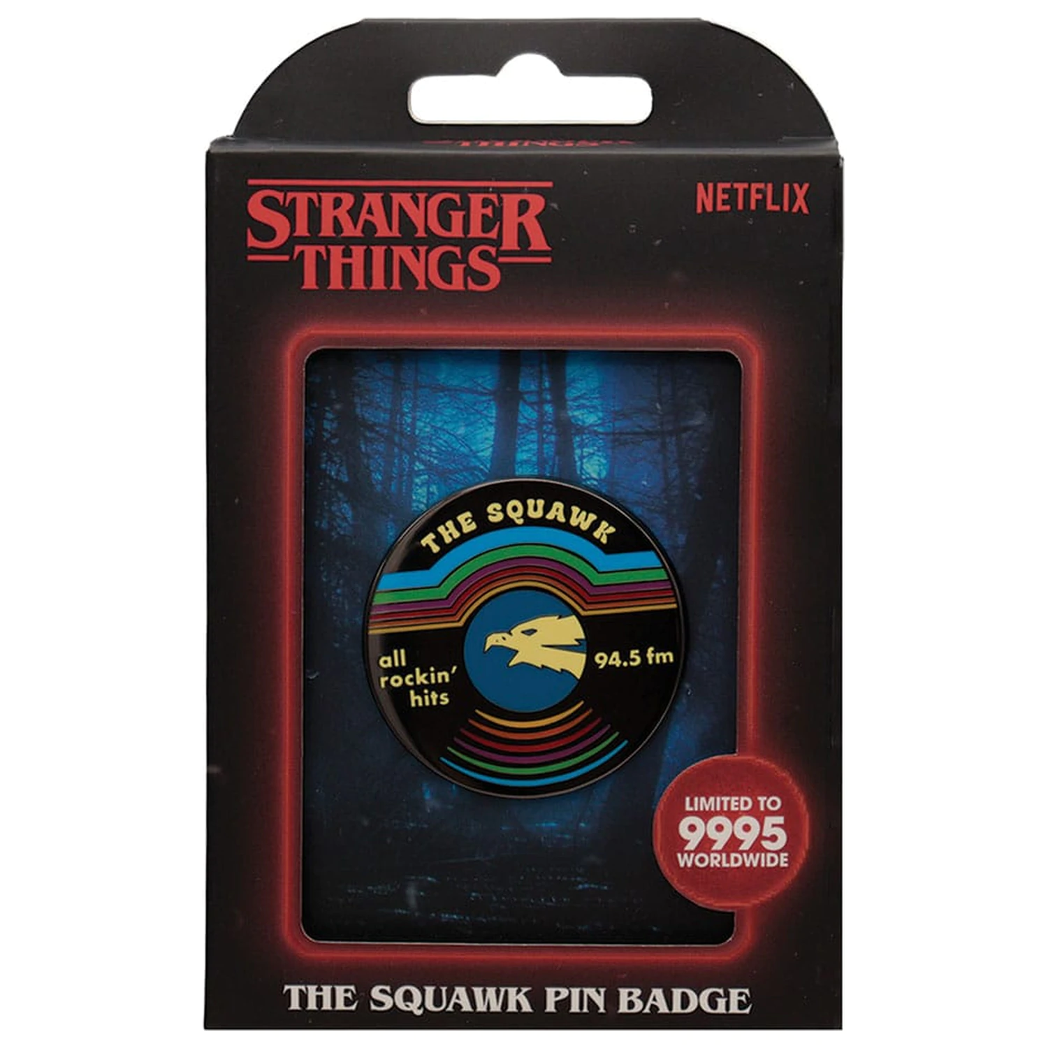 Stranger Things Pin Badge The Squawk Limited Edition  pripinjalna značka fotografija izdelka